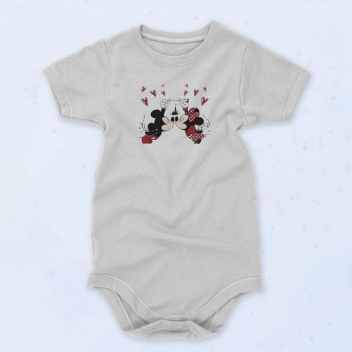 Mickey And Minne Unisex Baby Onesie