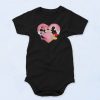 Mickey And Minnie Kissing Baby Onesie