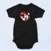 Mickey And Minnie Mouse In Love Baby Onesie