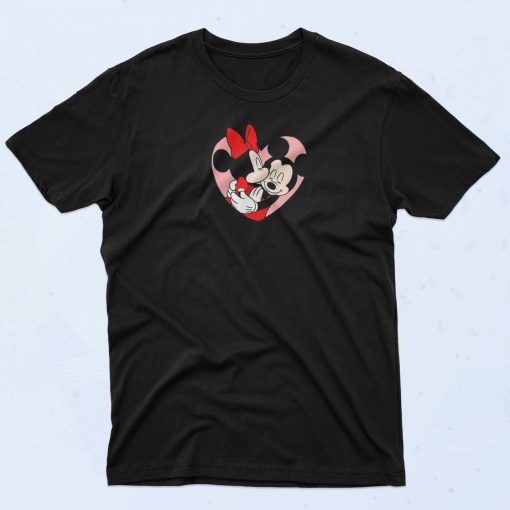 Mickey And Minnie Mouse In Love T Shirt