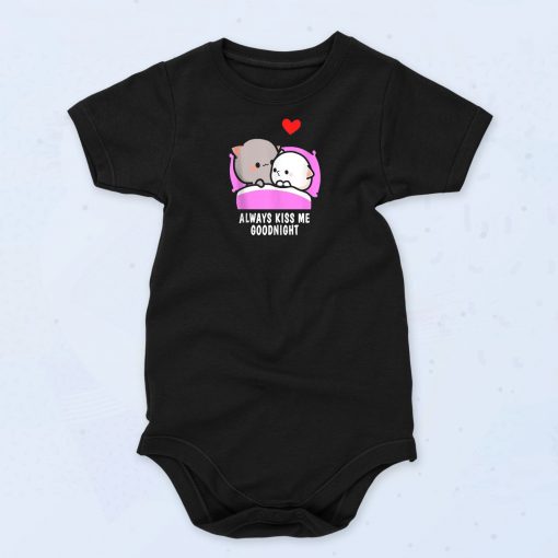 Mochi Peach Cat Goma Baby Onesie