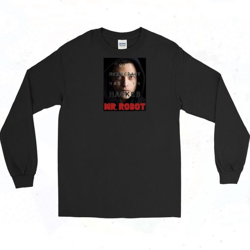 Mr Robot Elliot Vintage Long Sleeve Shirt