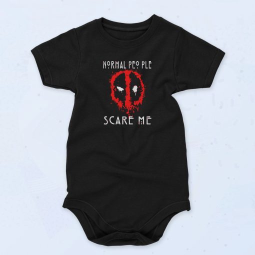 Normal People Scare Me Unisex Baby Onesie