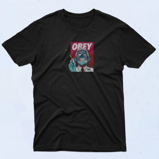 Obey Zombie Fauci T Shirt