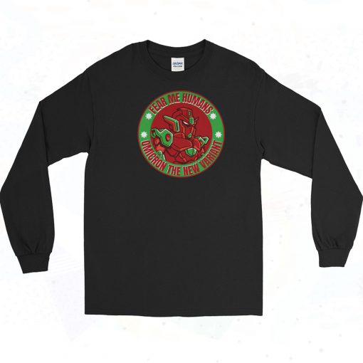 Omicron Robot Variant New Long Sleeve Shirt