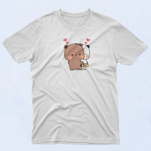 Panda And Brownie Bear T Shirt