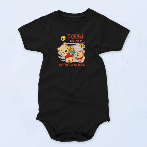 Pooh Is My Spirit Animal Unisex Baby Onesie