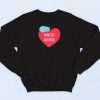 Purrfect Valentine Cat Funny Sweatshirt