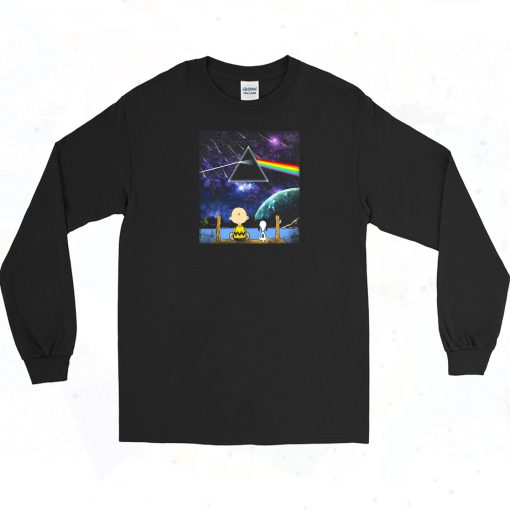 Snoopy Dark Side Of The Moon Long Sleeve Shirt