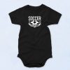 Soccer Is My Valentine Unisex Baby Onesie