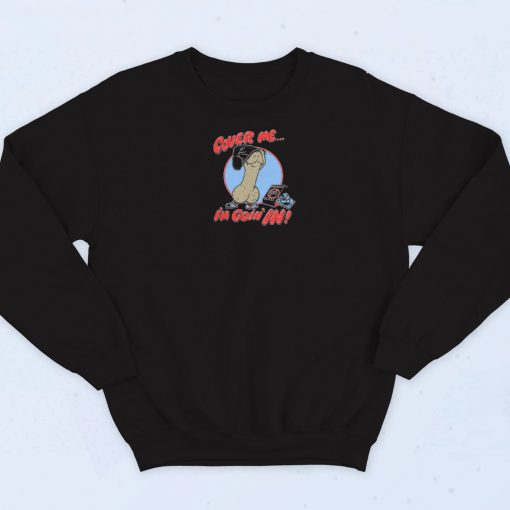 Cover Me Im Going In 90s Style Sweatshirt