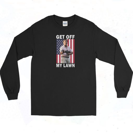 Get Off My Lawn Vintage Long Sleeve Shirt