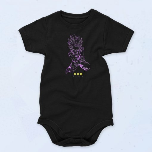 Gohan Powerful Purple Baby Onesie