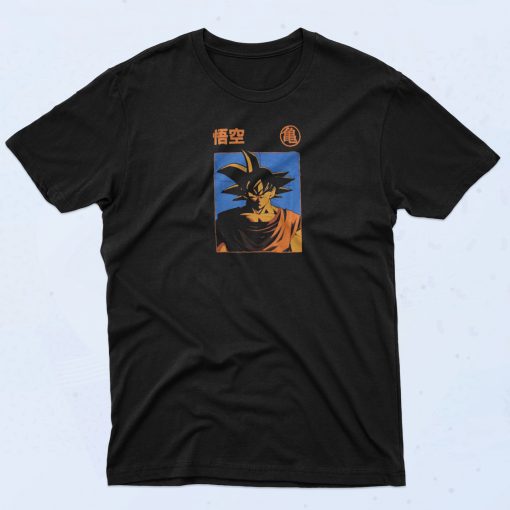 Goku Blue orange Box T Shirt