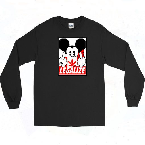 Legalize Mickey VIntage Long Sleeve Shirt