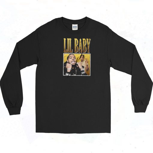 Lil Baby Homage Vintage Long Sleeve Shirt