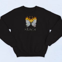 Lil Skies Butterfly Retro Sweatshirt