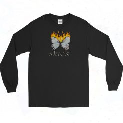 Lil Skies Butterfly Vintage Long Sleeve Shirt