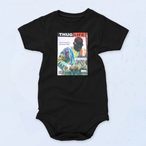 Notorious BB I G Magazine Baby Onesie