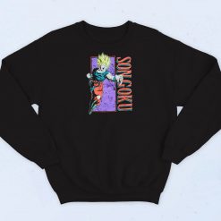 Son Goku on Purple Box Sweatshirt