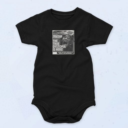 Travis Scott The True Dystopia is here Baby Onesie