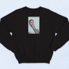 Zayn M White On White Photo Sweatshirt