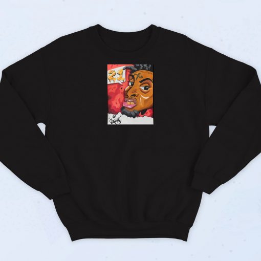 21 Savage Saint Laurent Poster Sweatshirt