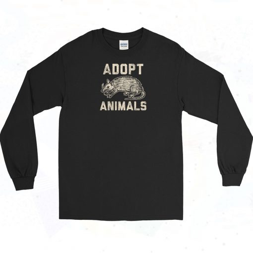 Adopt Animals Earth Day Long Sleeve Shirt