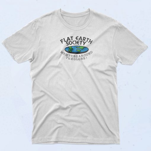 Flat Earth Society T Shirt