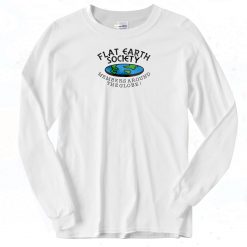 Flat Earth Society Vintage Long Sleeve Shirt