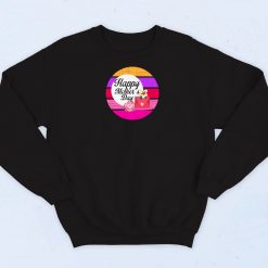 Floral Happy Mothers Day Retro Sweatshirt