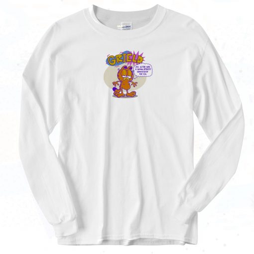 Grield Garfield Vintage Long Sleeve Shirt