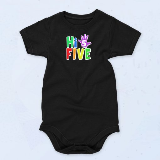 Hi Five Birthday Unisex Baby Onesie