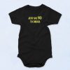 Lindsay Lohan Just Say No To Drugs Baby Onesie