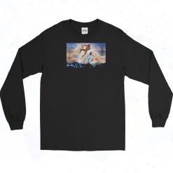 Macho Man Randy Savage Elbow Drop Jesus Long Sleeve Shirt