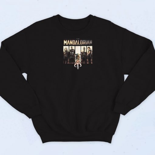 The Mandalorian Characters Retro Sweatshirt