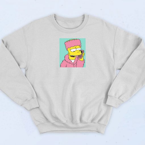 BART SIMPSON Calling Retro Sweatshirt