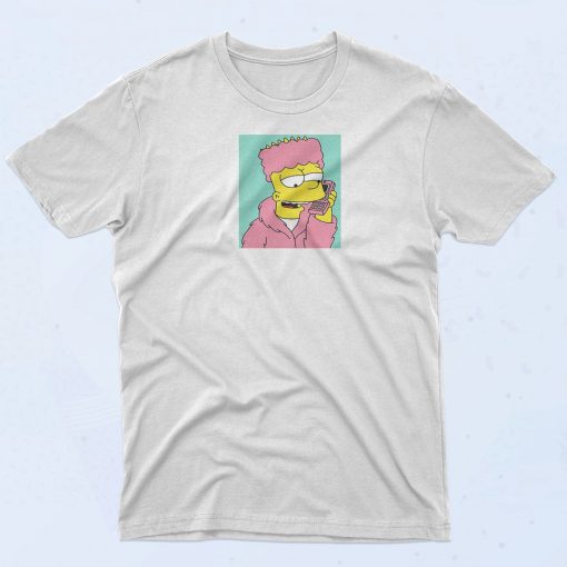 BART SIMPSON Calling T Shirt