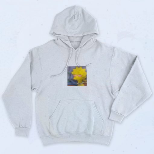 Blurry Lisa Simpson Graphic Hoodie