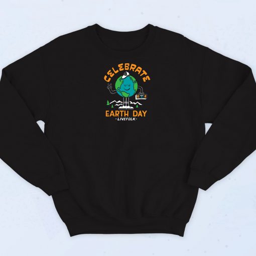 Celebrate Earth Day Artwork Sweatshirt