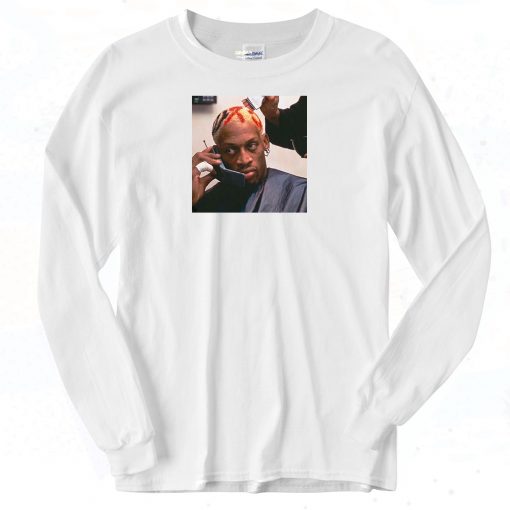 Dennis Rodman Photos 90s Long Sleeve Shirt