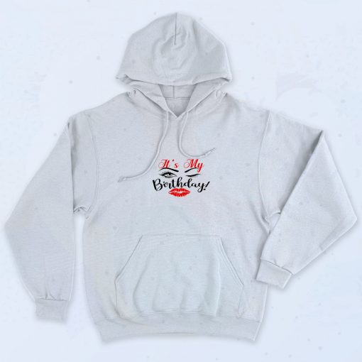 Eyelash and Lips Birthday Graphic Hoodie