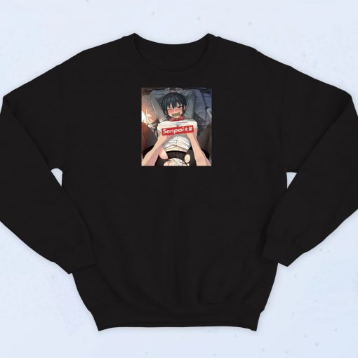 Fancy Senpai Anime Retro Sweatshirt