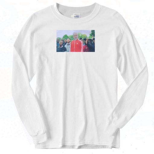 Jeremy Corbyn Stormzy 90s Long Sleeve Shirt