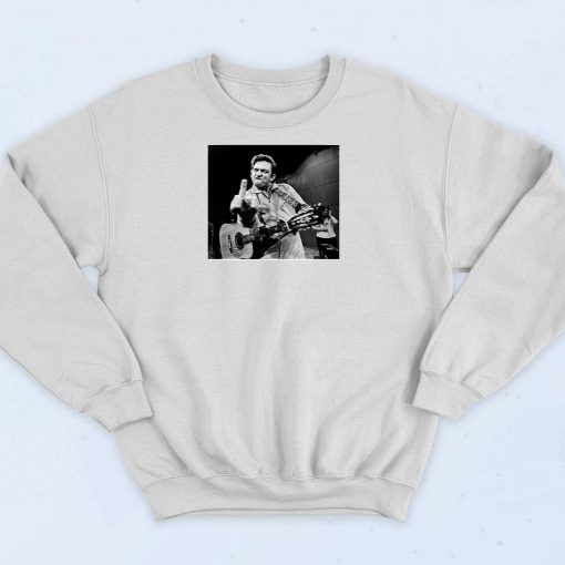 Johnny Cash Middle Finger Sweatshirt