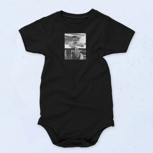 Johnny Cash Tattoo Baby Onesie