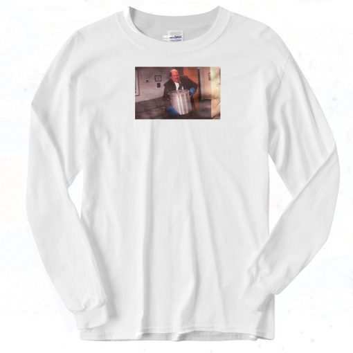 Kevin Pot The Office 90s Long Sleeve Shirt