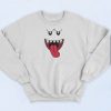 King Boo Super Mario Face Sweatshirt