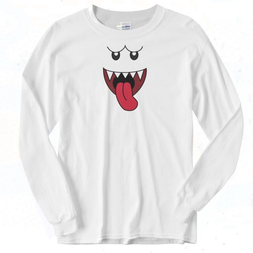 King Boo Super Mario Scary Long Sleeve Shirt