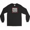 Maga King 2024 90s Long Sleeve Shirt